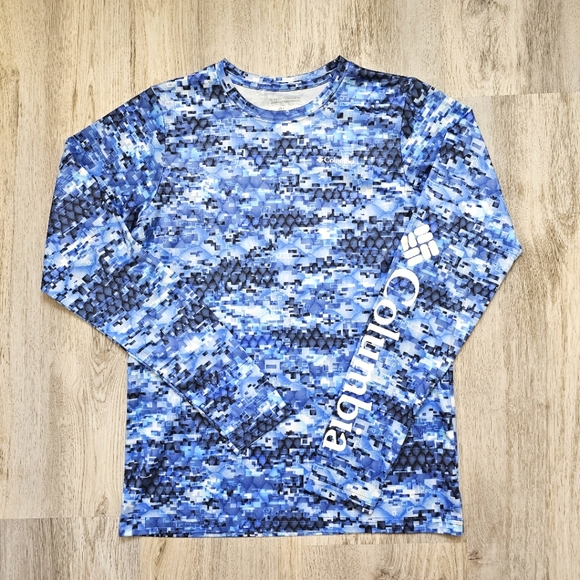 Like-New Boys Columbia Omniwick Long Sleeve Tee - Picture 1 of 5